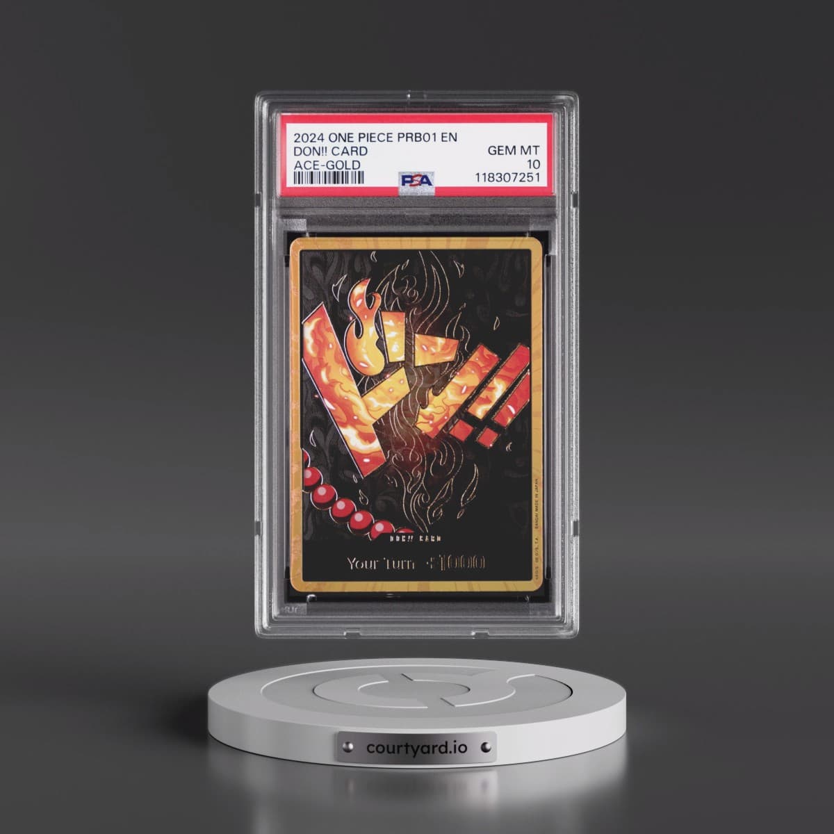 2024 One Piece PRB01-Premium Booster -One Piece Card the Best Don!! Card - Portgas D. Ace-Gold (PSA 10 GEM MINT)