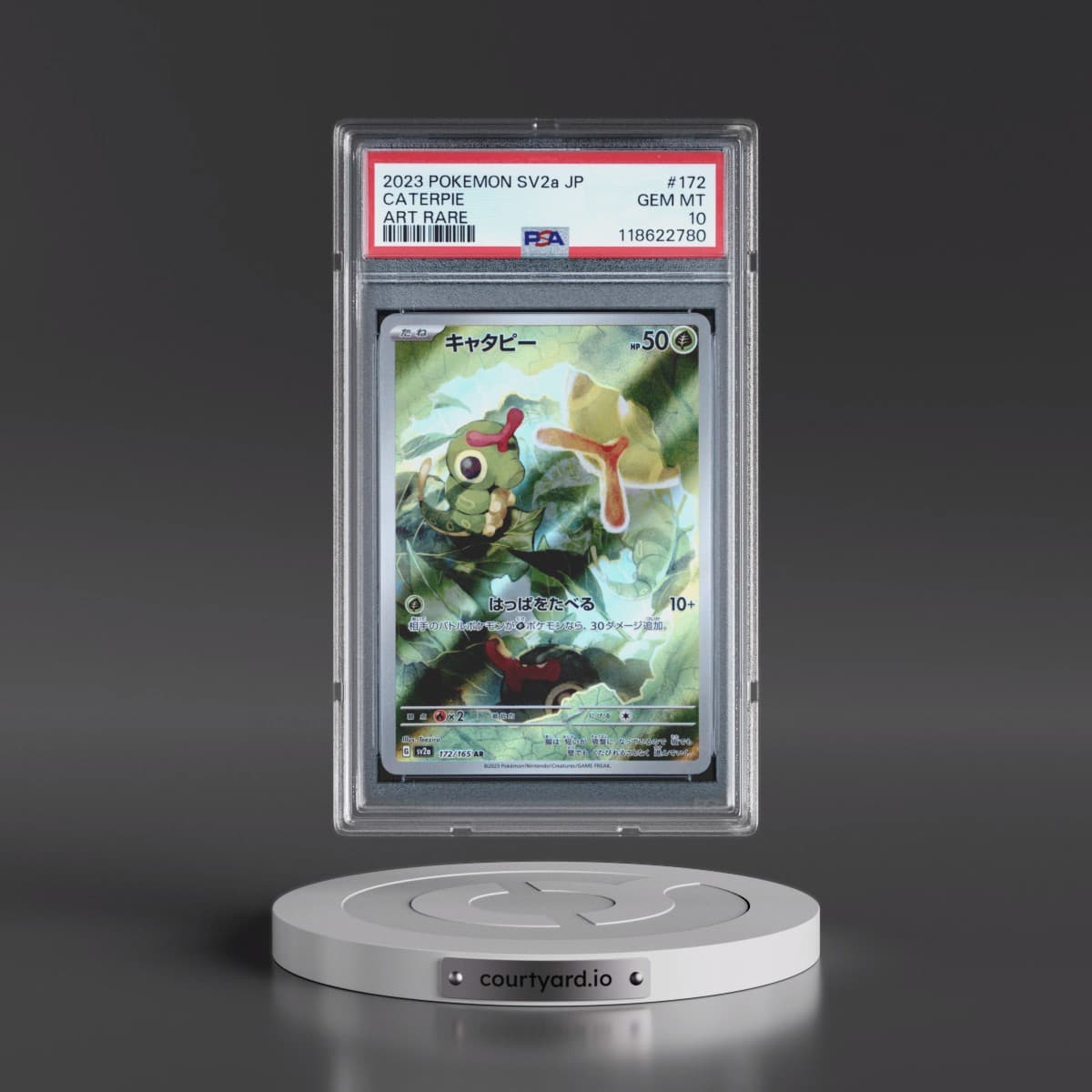 2023 Pokémon Sv2a-Pokémon 151 #172 Caterpie - Art Rare (PSA 10 GEM MINT)