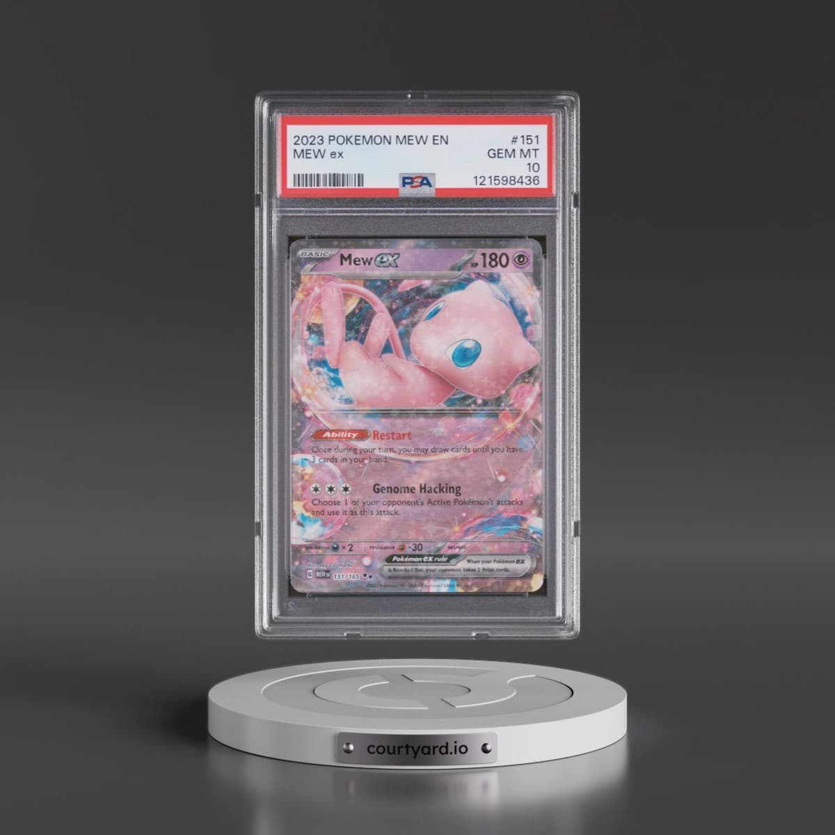 2023 Pokémon Mew EN-151 #151 Mew EX - Holo (PSA 10 GEM MINT)