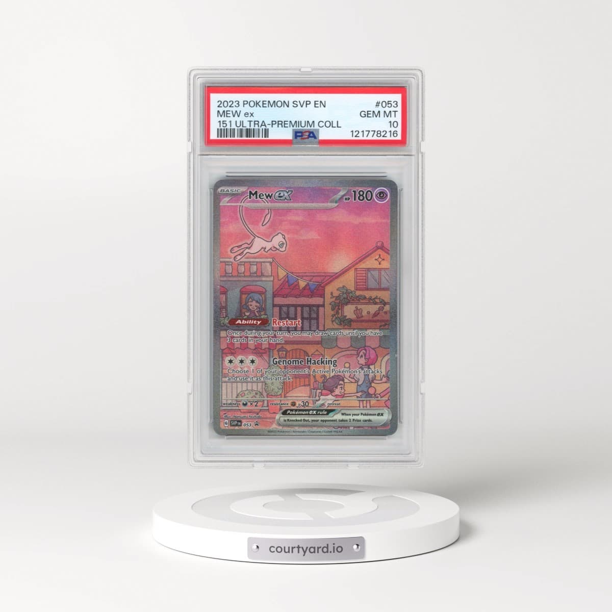 2023 Pokémon Svp EN-SV Black Star Promo #053 Mew EX - Holo 151 Ultra-Premium Collection (PSA 10 GEM MINT)