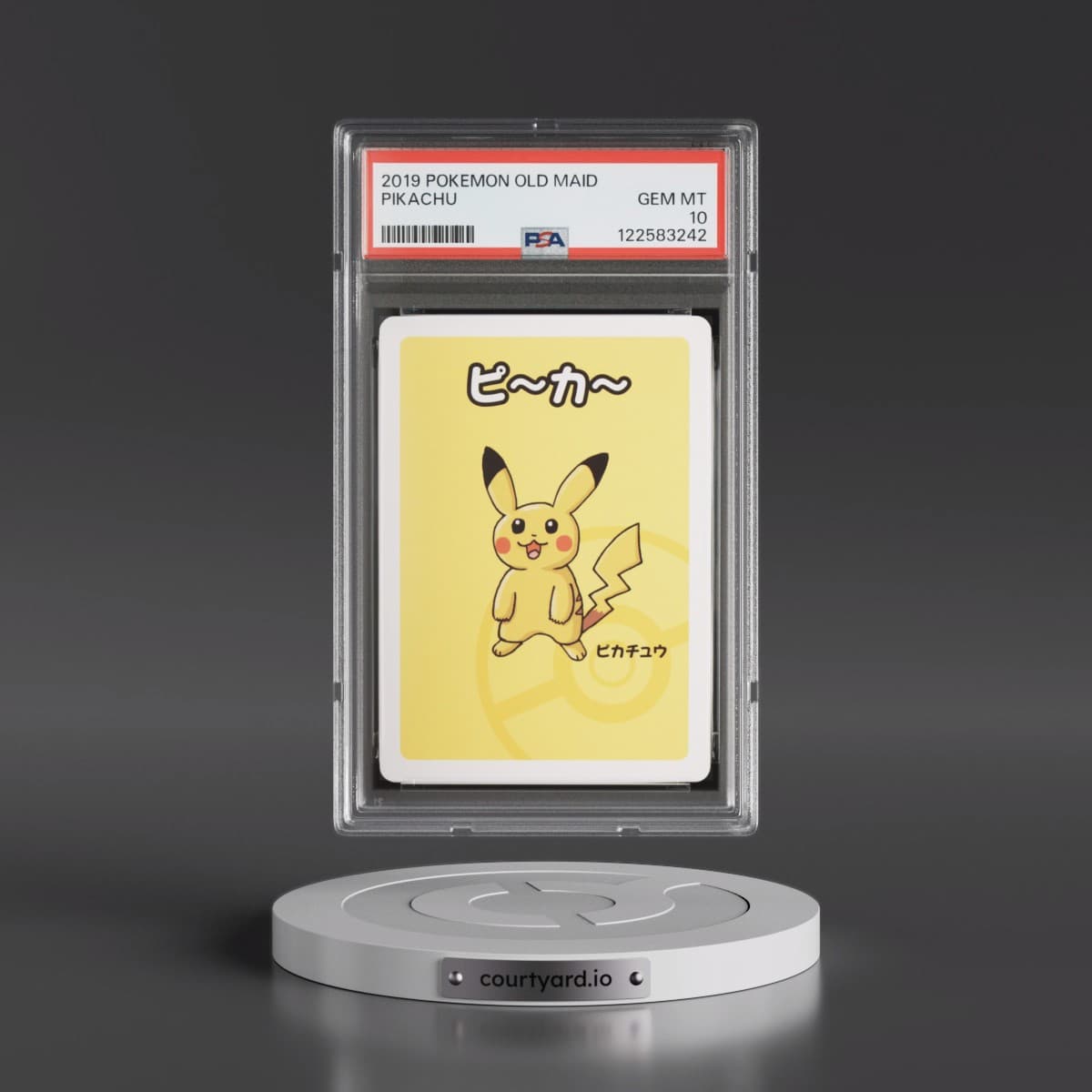 2019 Pokémon Old Maid Pikachu (PSA 10 GEM MINT)