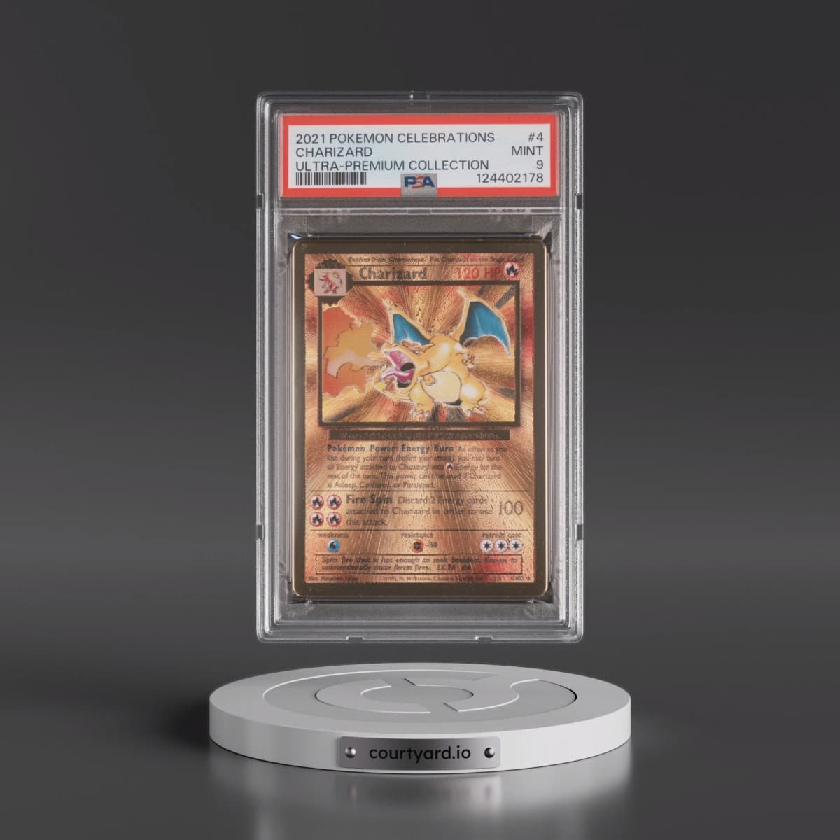 2021 Pokémon Celebrations Ultra-Premium Collection #4 Charizard (PSA 9 MINT)