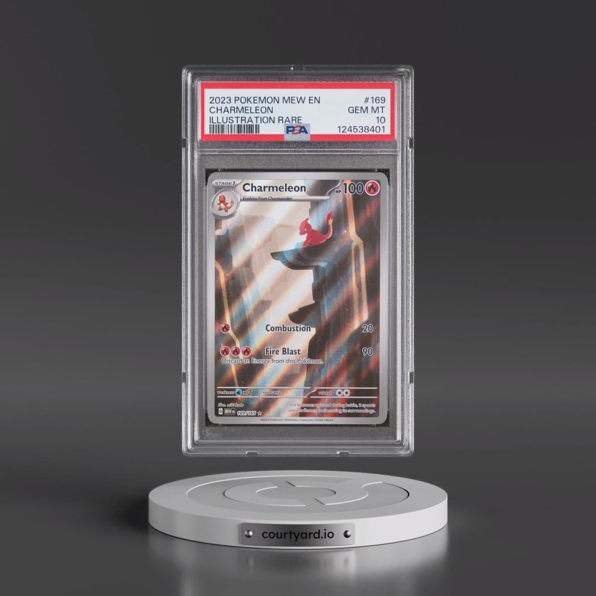 2023 Pokémon Mew EN-151 #169 Charmeleon - Illustration Rare (PSA 10 GEM MINT)