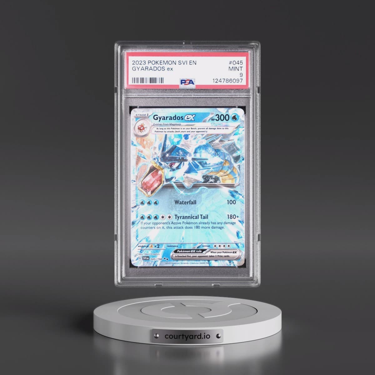 2023 Pokémon Svi EN-Scarlet & Violet #045 Gyarados EX - Holo (PSA 9 MINT)