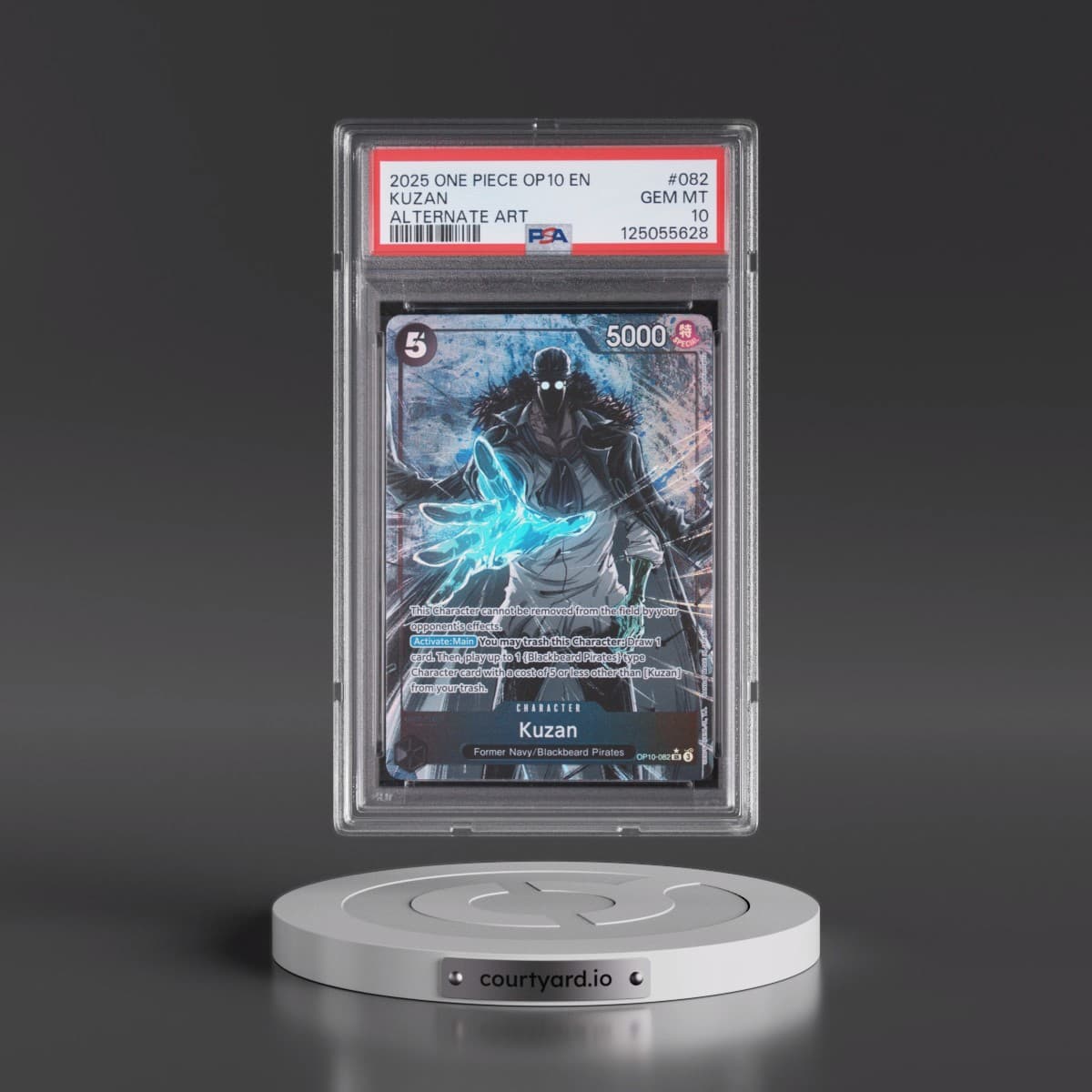 2025 One Piece OP10-Royal Blood #082 Kuzan - Alternate Art (PSA 10 GEM MINT)