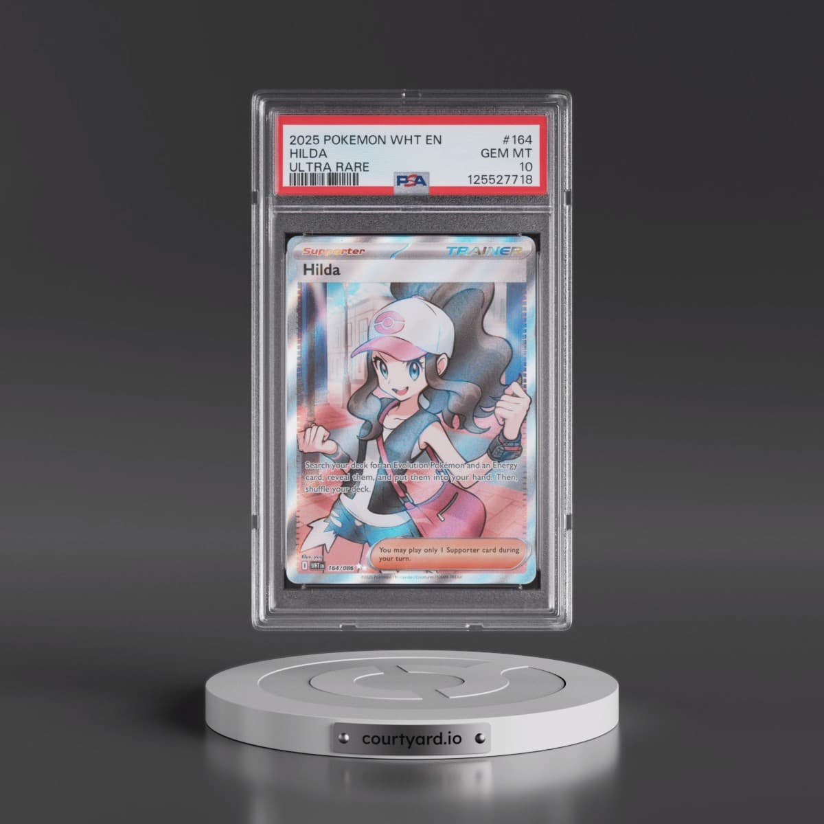2025 Pokémon Wht EN-White Flare #164 Hilda - Ultra Rare (PSA 10 GEM MINT)