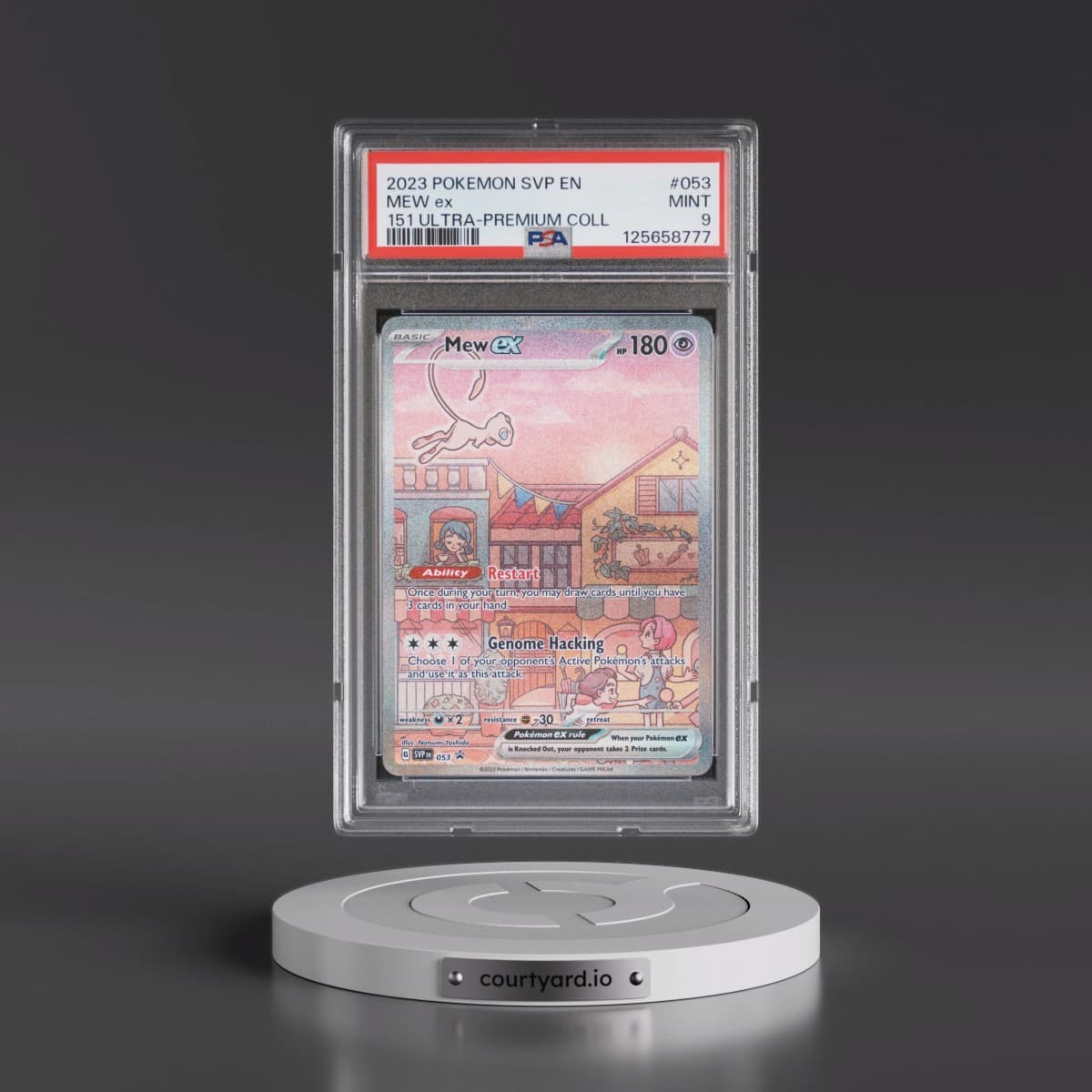 2023 Pokémon Svp EN-SV Black Star Promo #053 Mew EX - Holo 151 Ultra-Premium Collection (PSA 9 MINT)