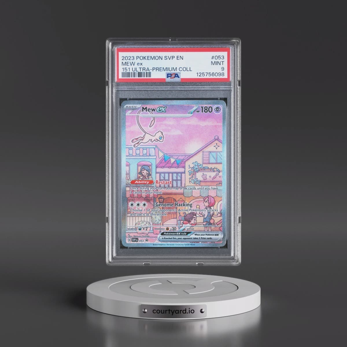 2023 Pokémon Svp EN-SV Black Star Promo #053 Mew EX - Holo 151 Ultra-Premium Collection (PSA 9 MINT)