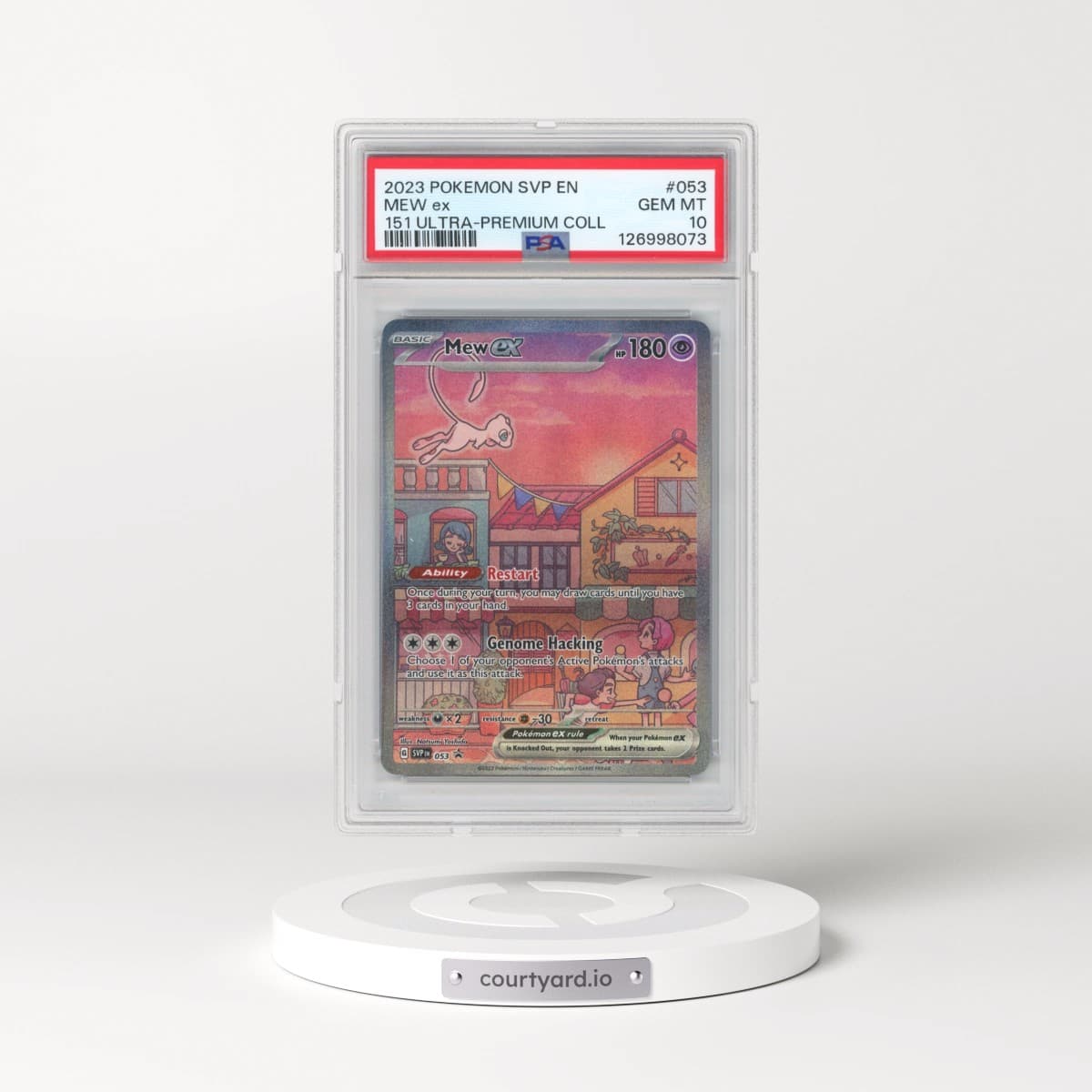 2023 Pokémon Svp EN-SV Black Star Promo #053 Mew EX - Holo 151 Ultra-Premium Collection (PSA 10 GEM MINT)