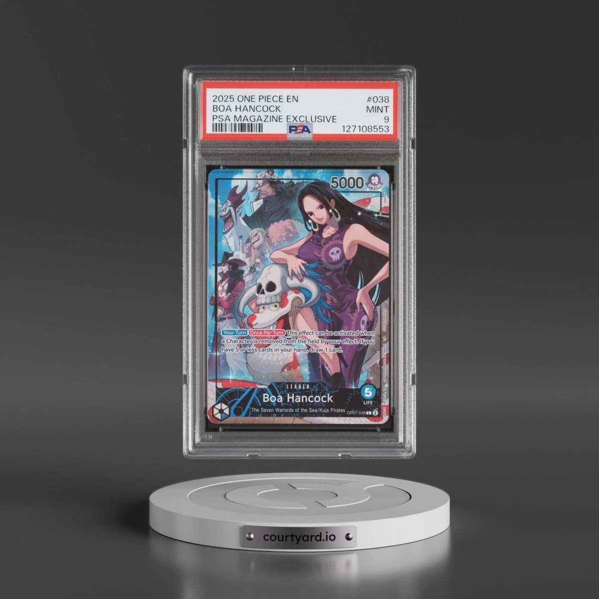 2025 One Piece Promos #038 Boa Hancock - PSA Magazine Exclusive (PSA 9 MINT)