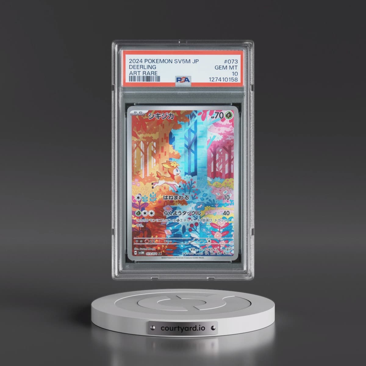 2024 Pokémon Sv5m-Cyber Judge #073 Deerling - Art Rare (PSA 10 GEM MINT)