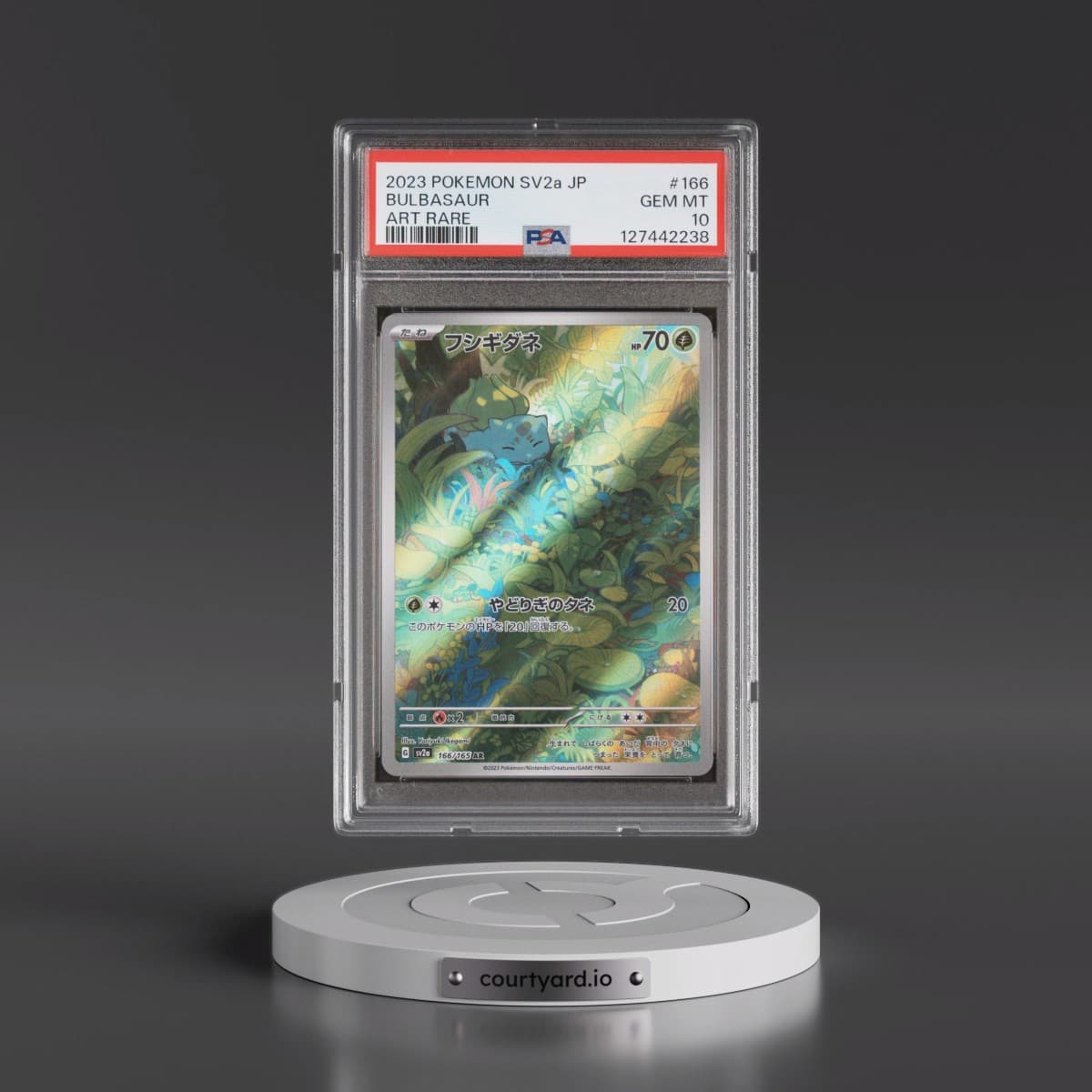 2023 Pokémon Sv2a-Pokemon 151 #166 Bulbasaur - Art Rare (PSA 10 GEM MINT)