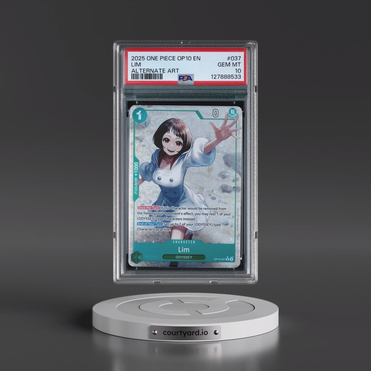 2025 One Piece OP10-Royal Blood #037 Lim - Alternate Art (PSA 10 GEM MINT)