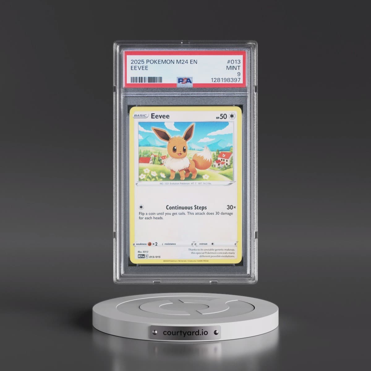 2025 Pokémon M24 EN-Mcdonald's Collection #013 Eevee (PSA 9 MINT)
