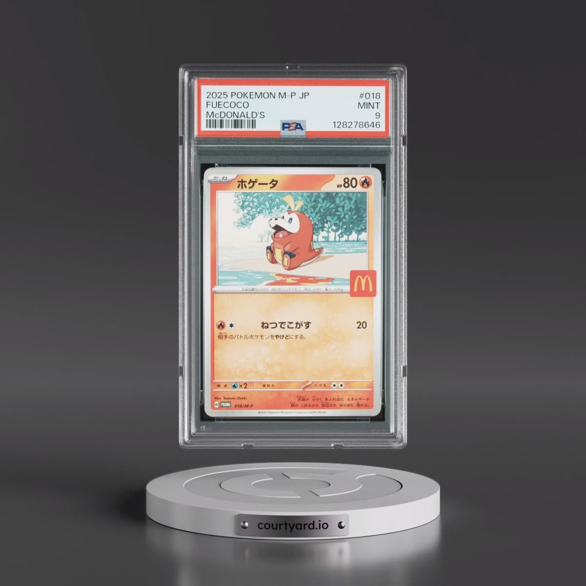 2025 Pokémon M-P Promo #018 Fuecoco - McDonald's (PSA 9 MINT)