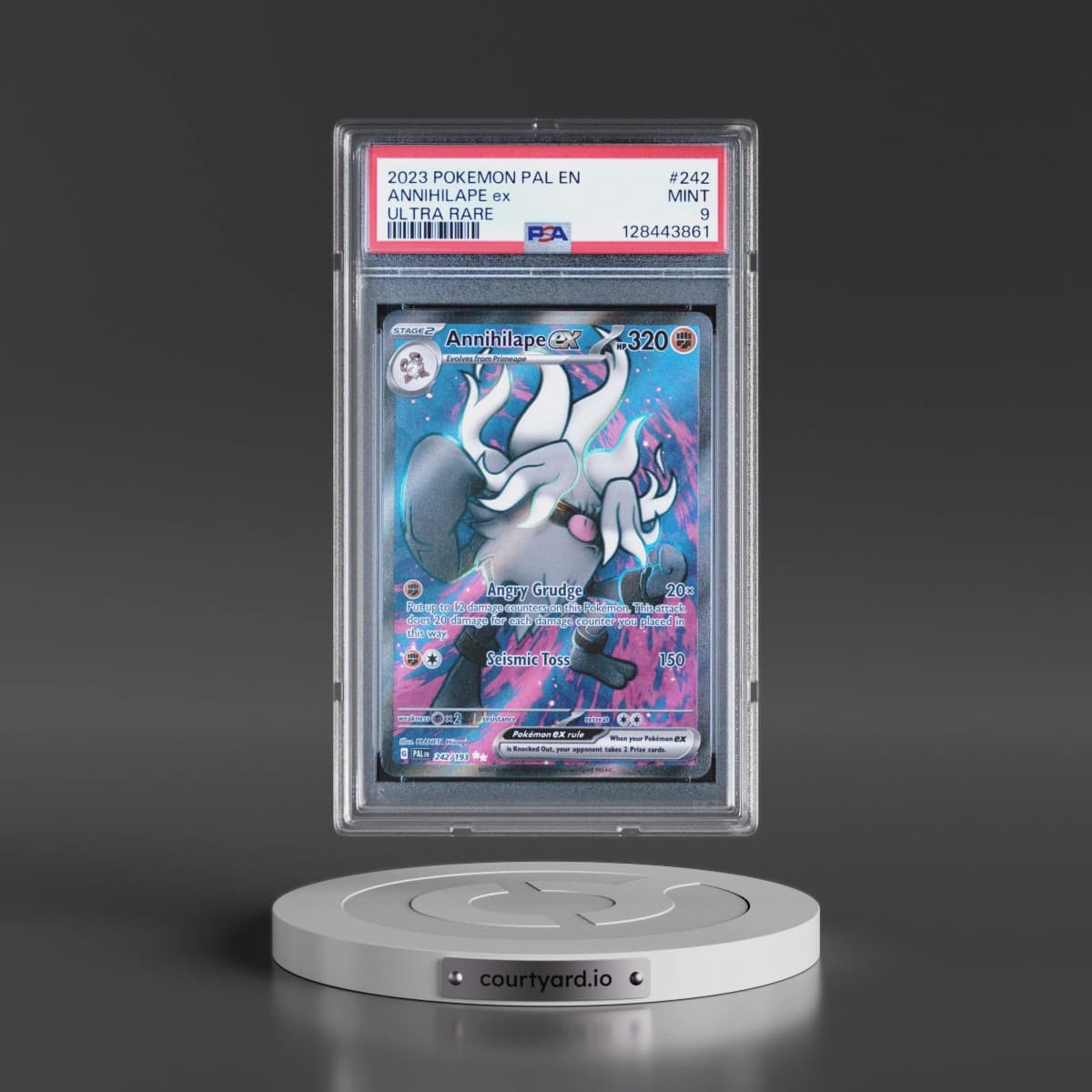 2023 Pokémon Pal EN-Paldea Evolved #242 Annihilape EX - Holo Ultra Rare (PSA 9 MINT)