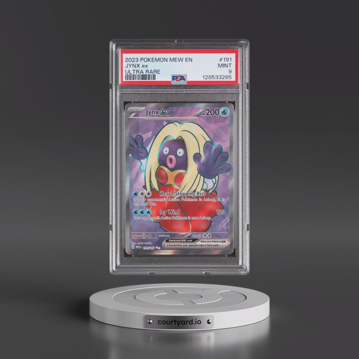 2023 Pokémon Mew EN-151 #191 Jynx EX - Holo Ultra Rare (PSA 9 MINT)