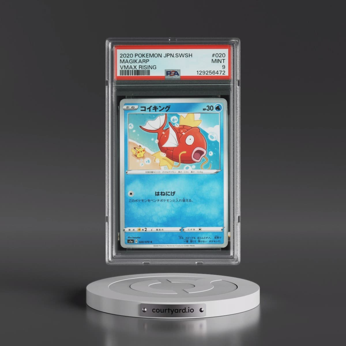 2020 Pokémon Sword & Shield Vmax Rising #020 Magikarp (PSA 9 MINT)
