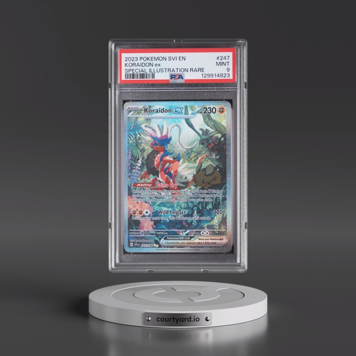 2023 Pokémon Svi EN-Scarlet & Violet #247 Koraidon EX - Holo Special Illustration Rare (PSA 9 MINT)
