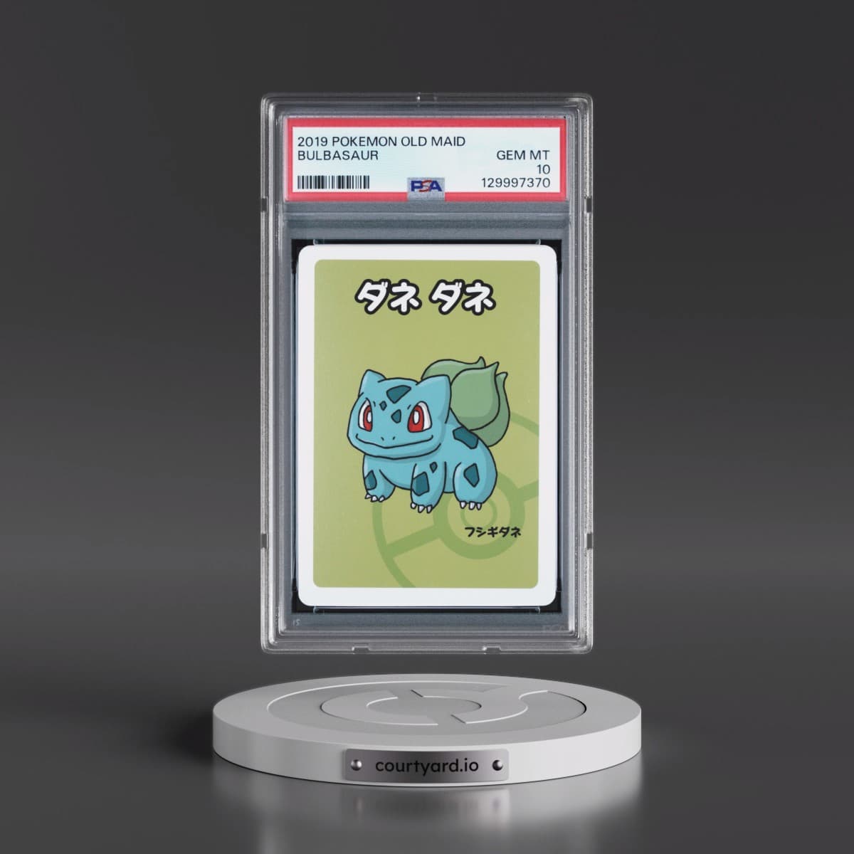 2019 Pokémon Old Maid Bulbasaur (PSA 10 GEM MINT)