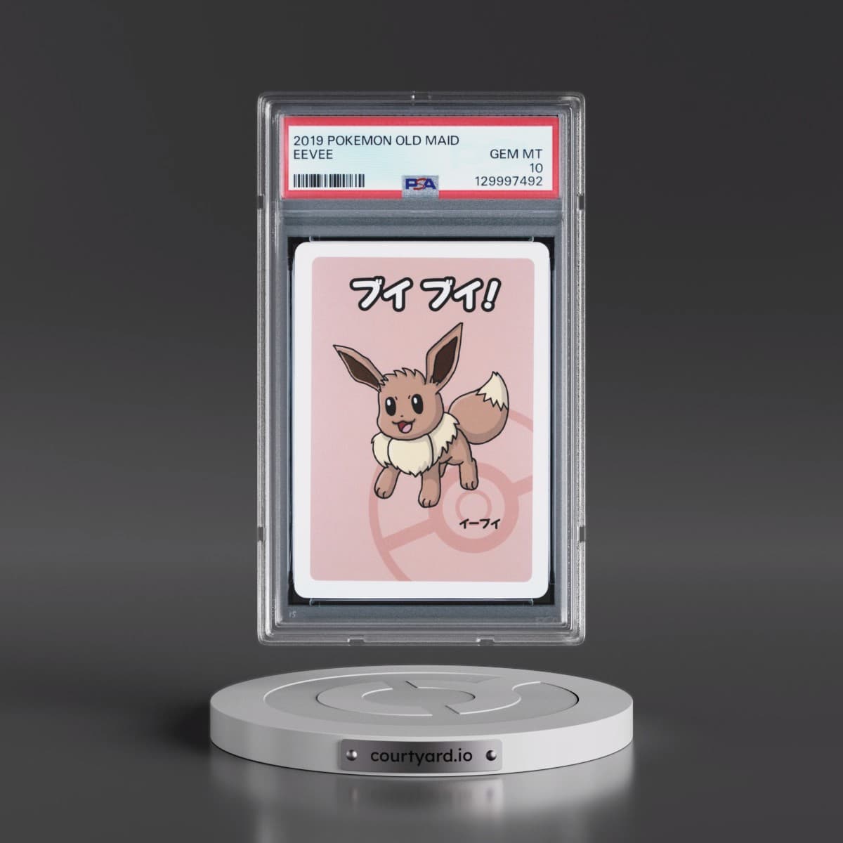 2019 Pokémon Old Maid Eevee (PSA 10 GEM MINT)