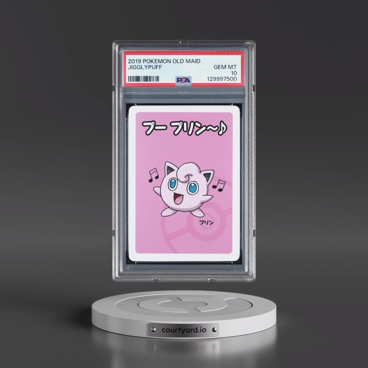 2019 Pokémon Old Maid Jigglypuff (PSA 10 GEM MINT)