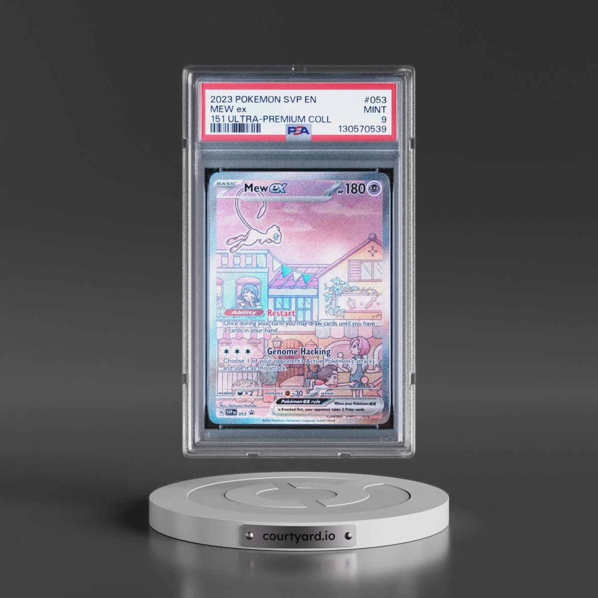 2023 Pokémon Svp EN-SV Black Star Promo #053 Mew EX - Holo 151 Ultra-Premium Collection (PSA 9 MINT)