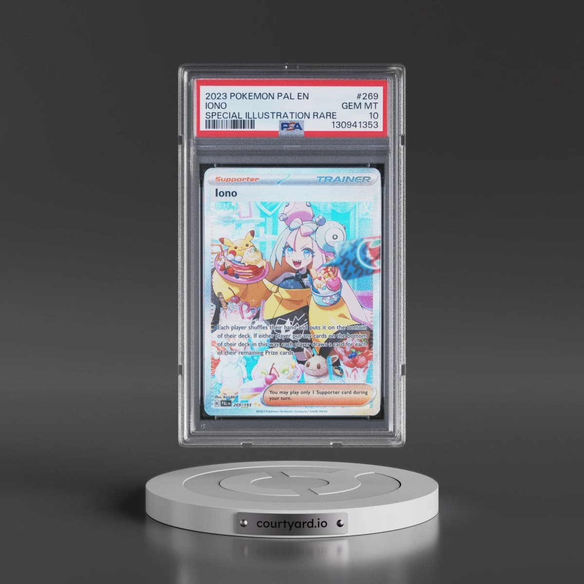 2023 Pokémon Pal EN-Paldea Evolved #269 Iono - Special Illustration Rare (PSA 10 GEM MINT)