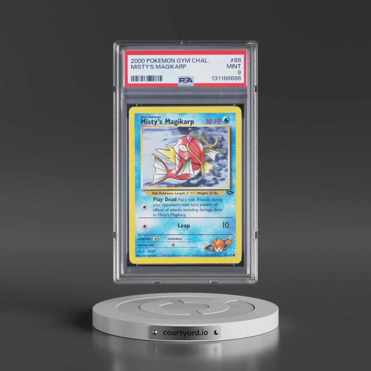 2000 Pokémon Gym Challenge #88 Misty's Magikarp (PSA 9 MINT)