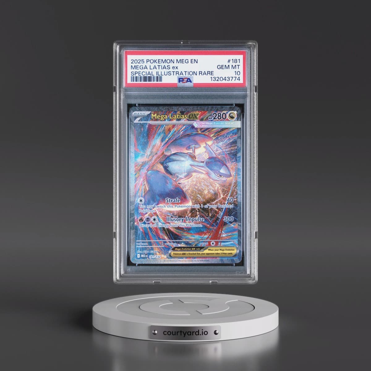 2025 Pokémon Meg EN-Mega Evolution #181 Mega Latias EX - Holo Special Illustration Rare (PSA 10 GEM MINT)