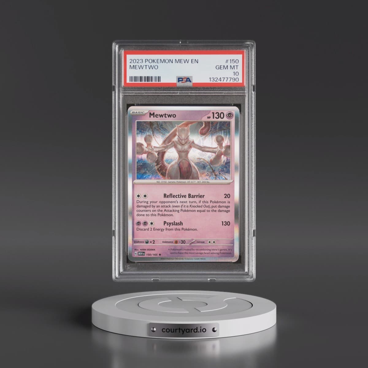 2023 Pokémon Mew EN-151 #150 Mewtwo (PSA 10 GEM MINT)