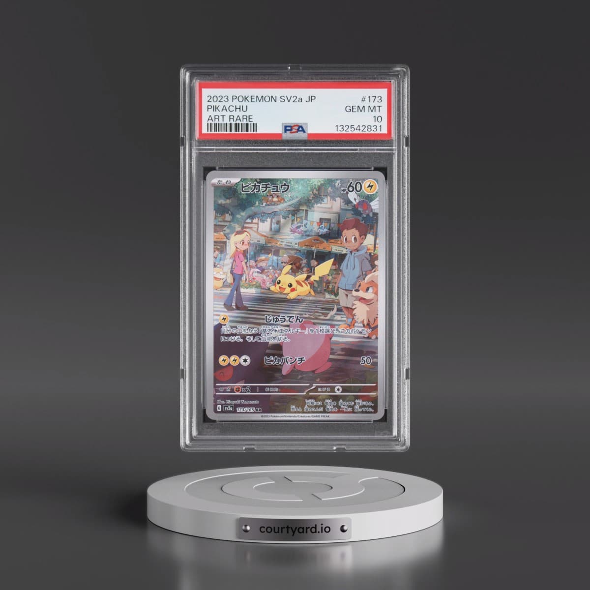 2023 Pokémon Sv2a-Pokémon 151 #173 Pikachu - Art Rare (PSA 10 GEM MINT)