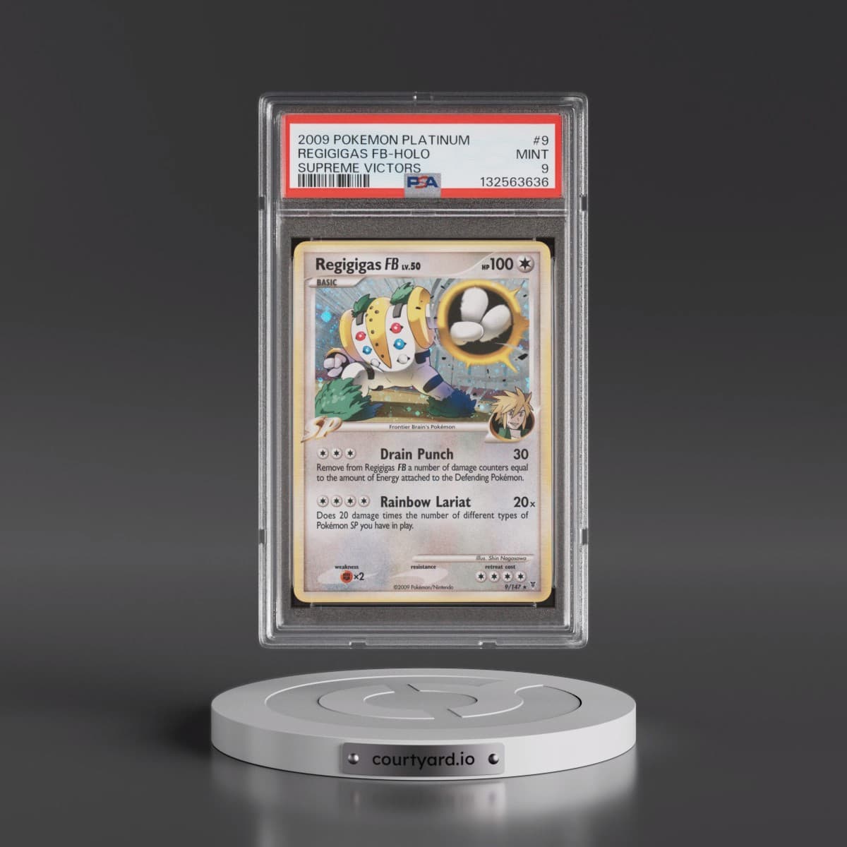 2009 Pokémon Platinum Supreme Victors #9 Regigigas FB - Holo (PSA 9 MINT)