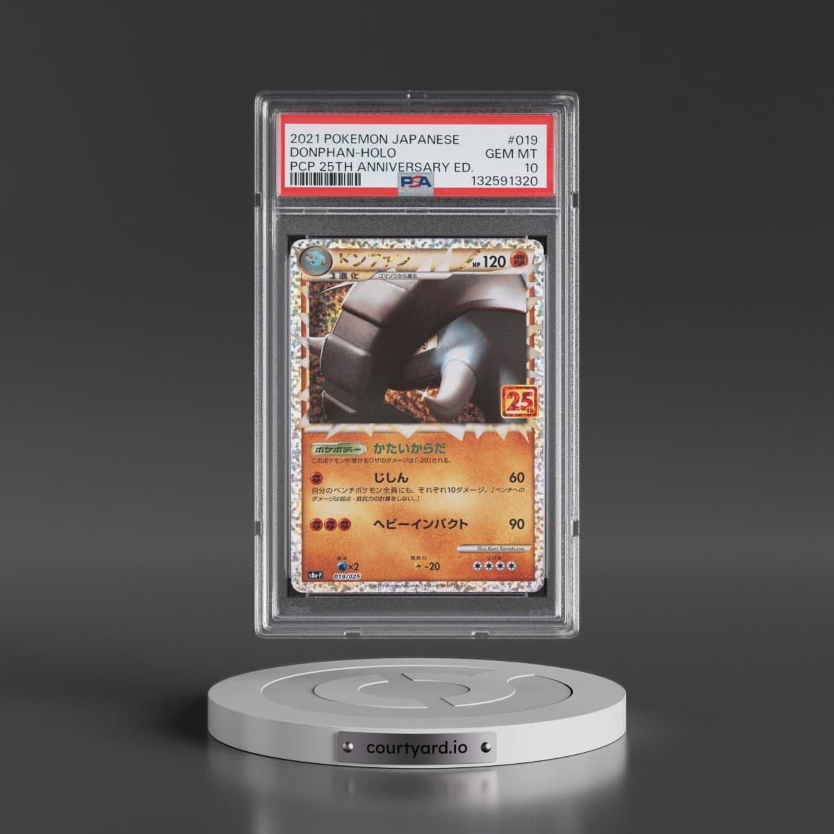 2021 Pokémon Promo Card Pack 25th Anniversary Edition #019 Donphan - Holo (PSA 10 GEM MINT)