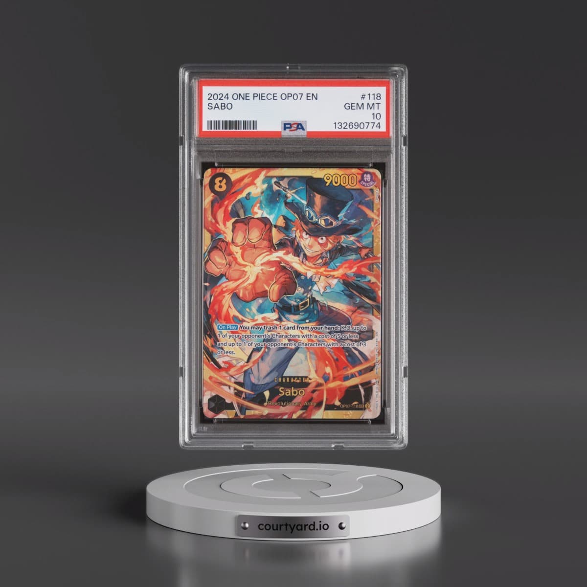 2024 One Piece 500 Years in the Future #118 Sabo (PSA 10 GEM MINT)