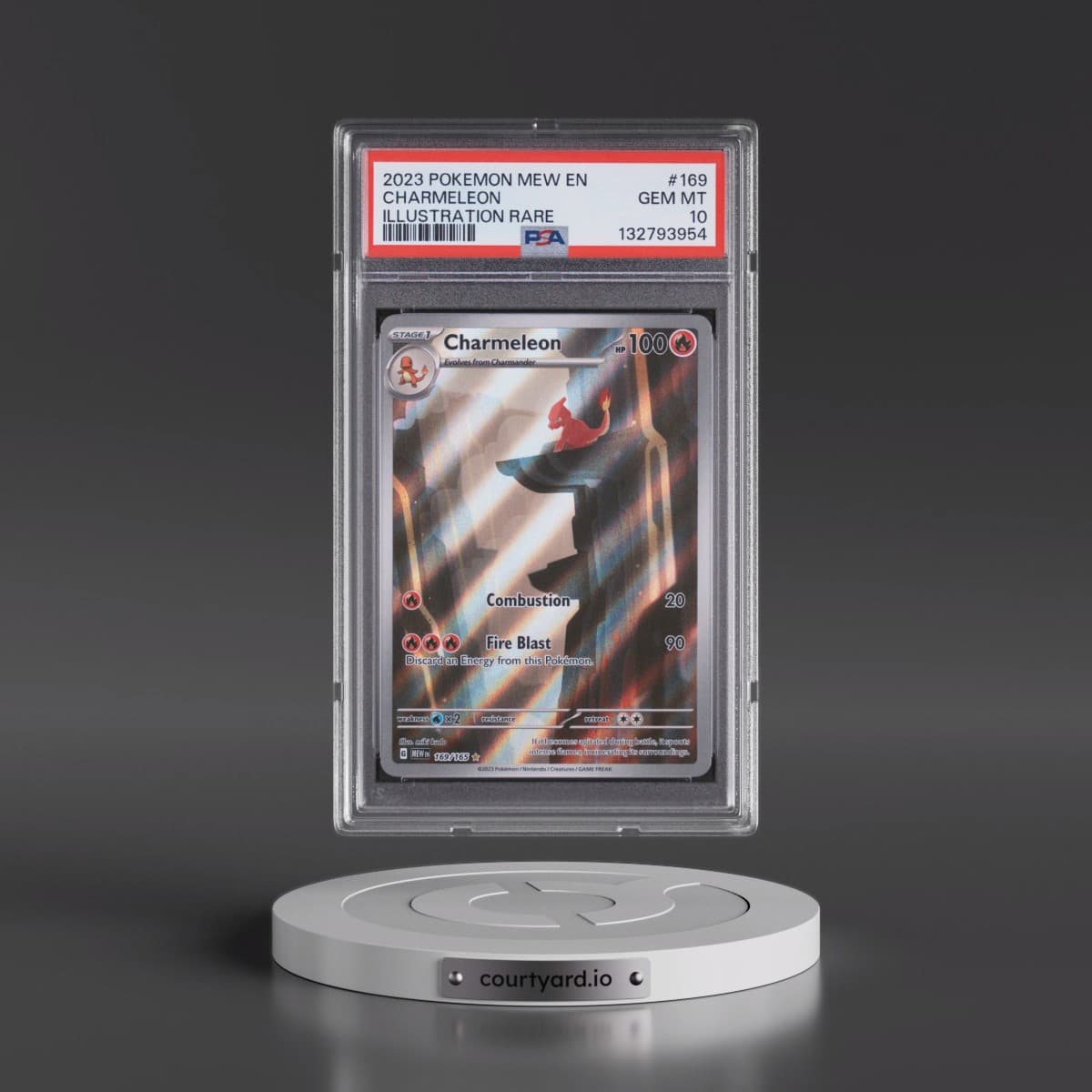 2023 Pokémon Mew EN-151 #169 Charmeleon - Illustration Rare (PSA 10 GEM MINT)