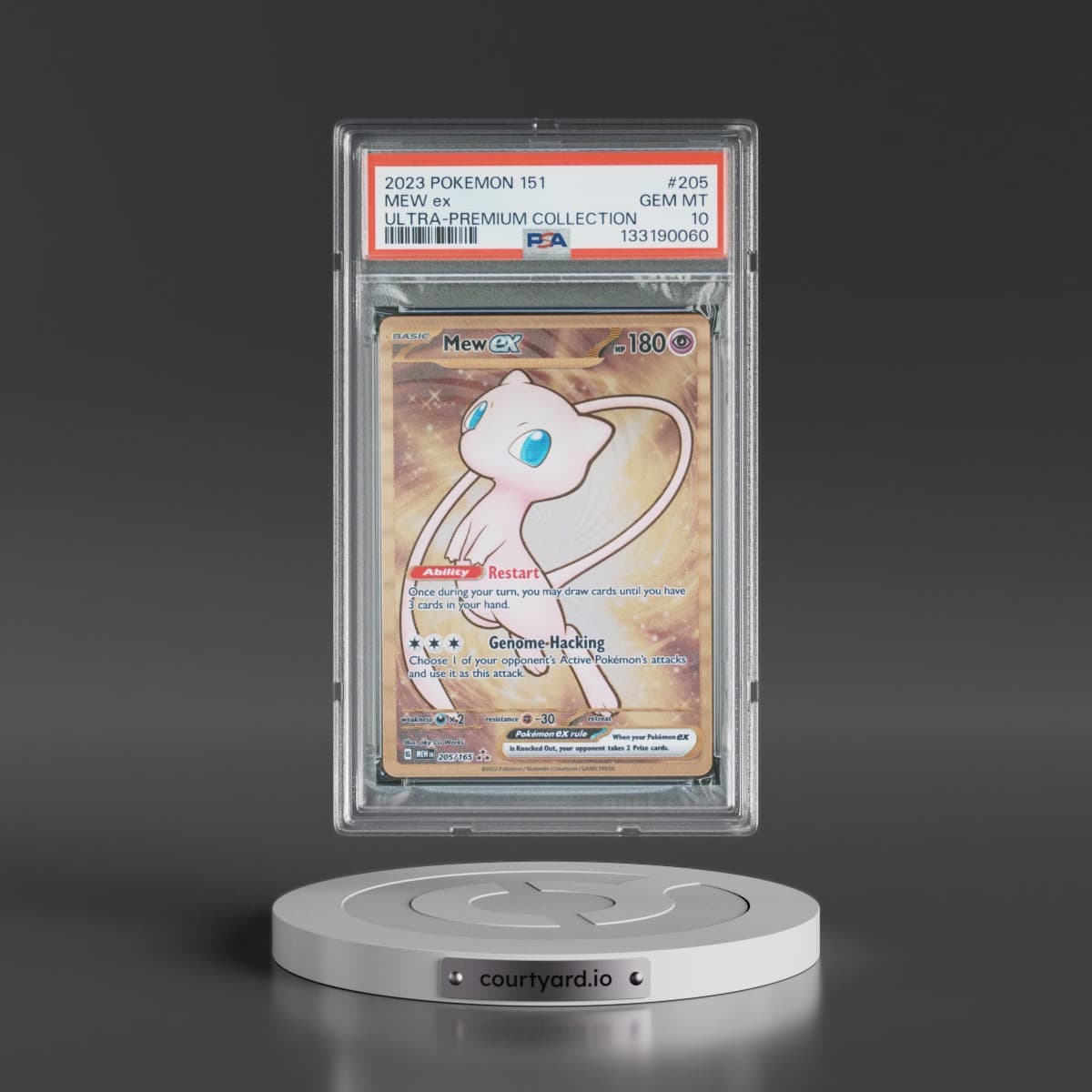 2023 Pokémon 151 Ultra-Premium Collection #205 Mew EX - Holo (PSA 10 GEM MINT)