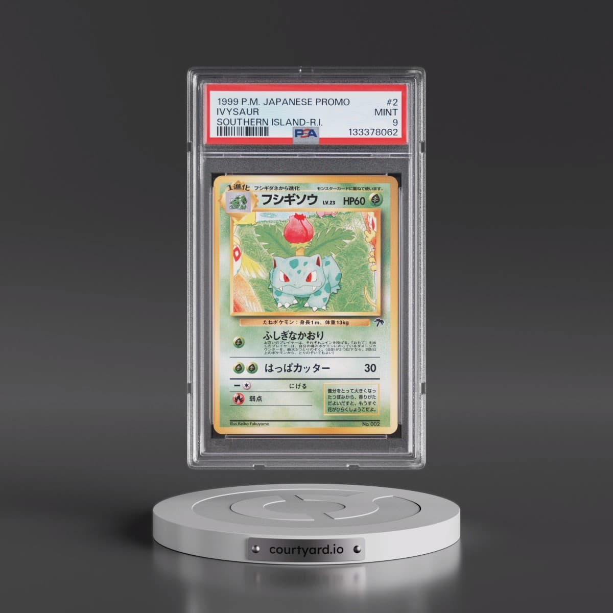 1999 Pokémon Promo Southern Islands #2 Ivysaur - Southern Island-R.I. (PSA 9 MINT)