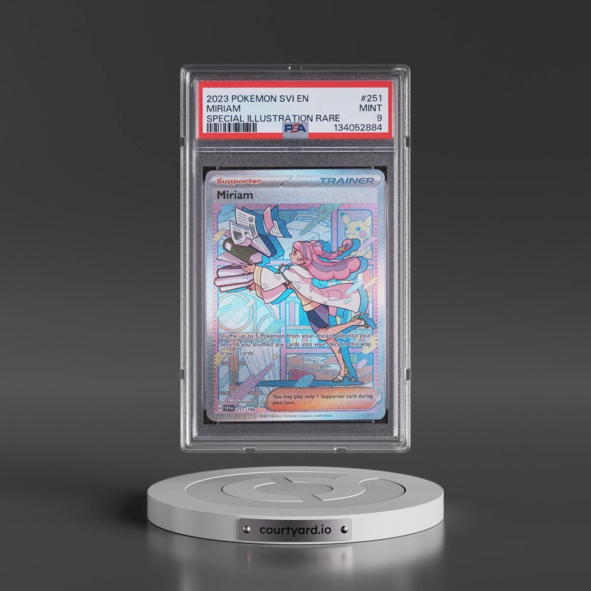 2023 Pokémon Svi EN-Scarlet & Violet #251 Miriam - Special Illustration Rare (PSA 9 MINT)