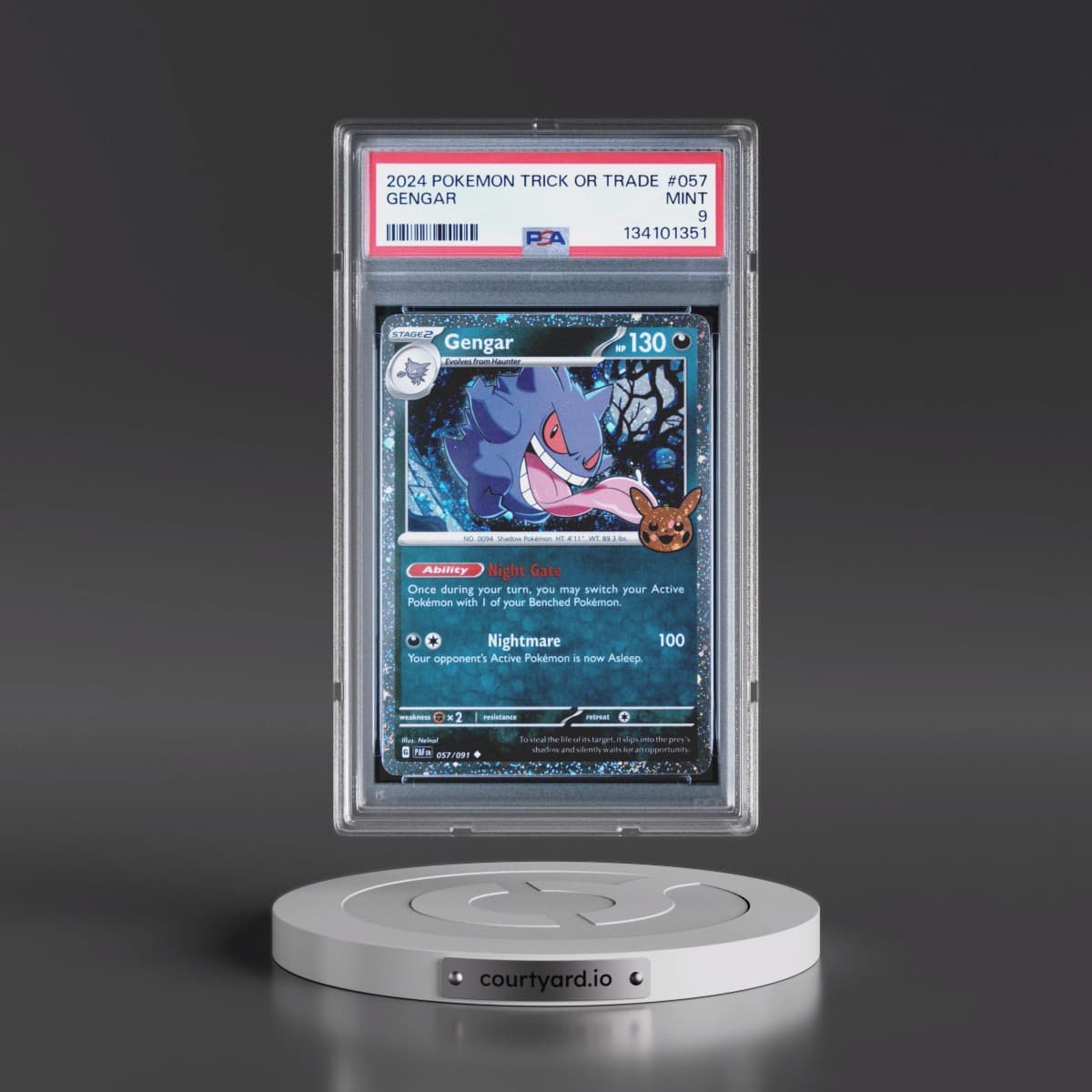 2024 Pokémon Trick or Trade #057 Gengar (PSA 9 MINT)