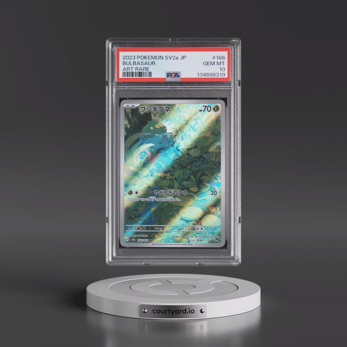 2023 Pokémon Sv2a-Pokémon 151 #166 Bulbasaur - Art Rare (PSA 10 GEM MINT)