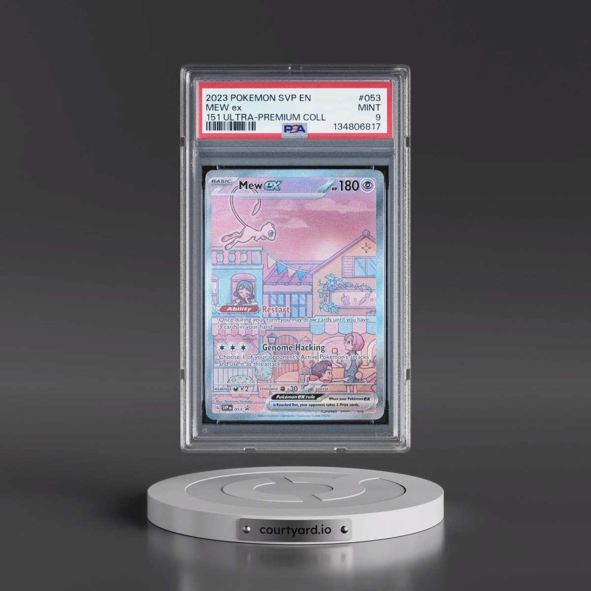 2023 Pokémon Svp EN-SV Black Star Promo #053 Mew EX - Holo 151 Ultra-Premium Collection (PSA 9 MINT)