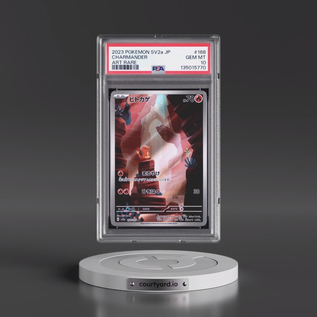 2023 Pokémon Sv2a-Pokémon 151 #168 Charmander - Art Rare (PSA 10 GEM MINT)