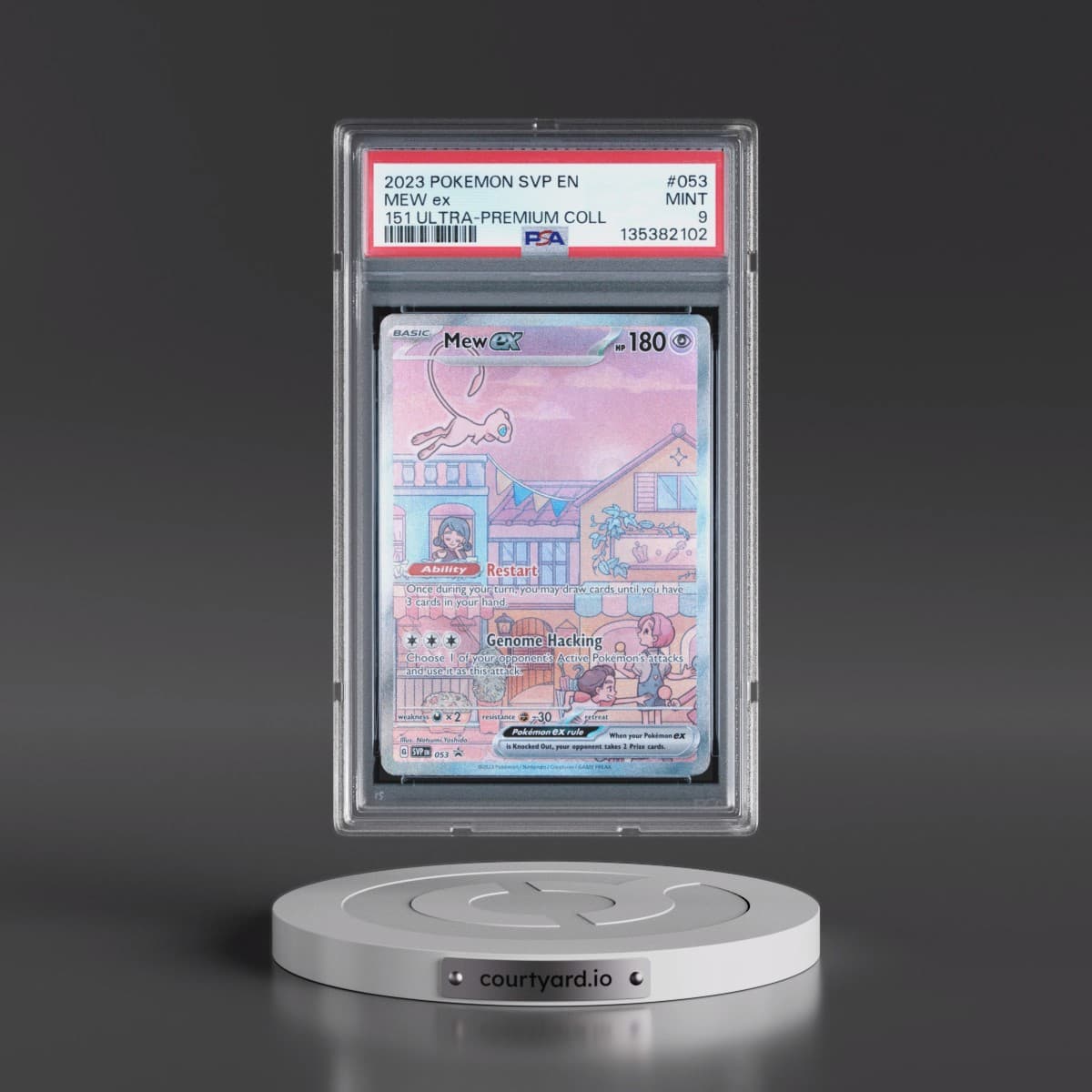 2023 Pokémon Svp EN-SV Black Star Promo #053 Mew EX - Holo 151 Ultra-Premium Collection (PSA 9 MINT)