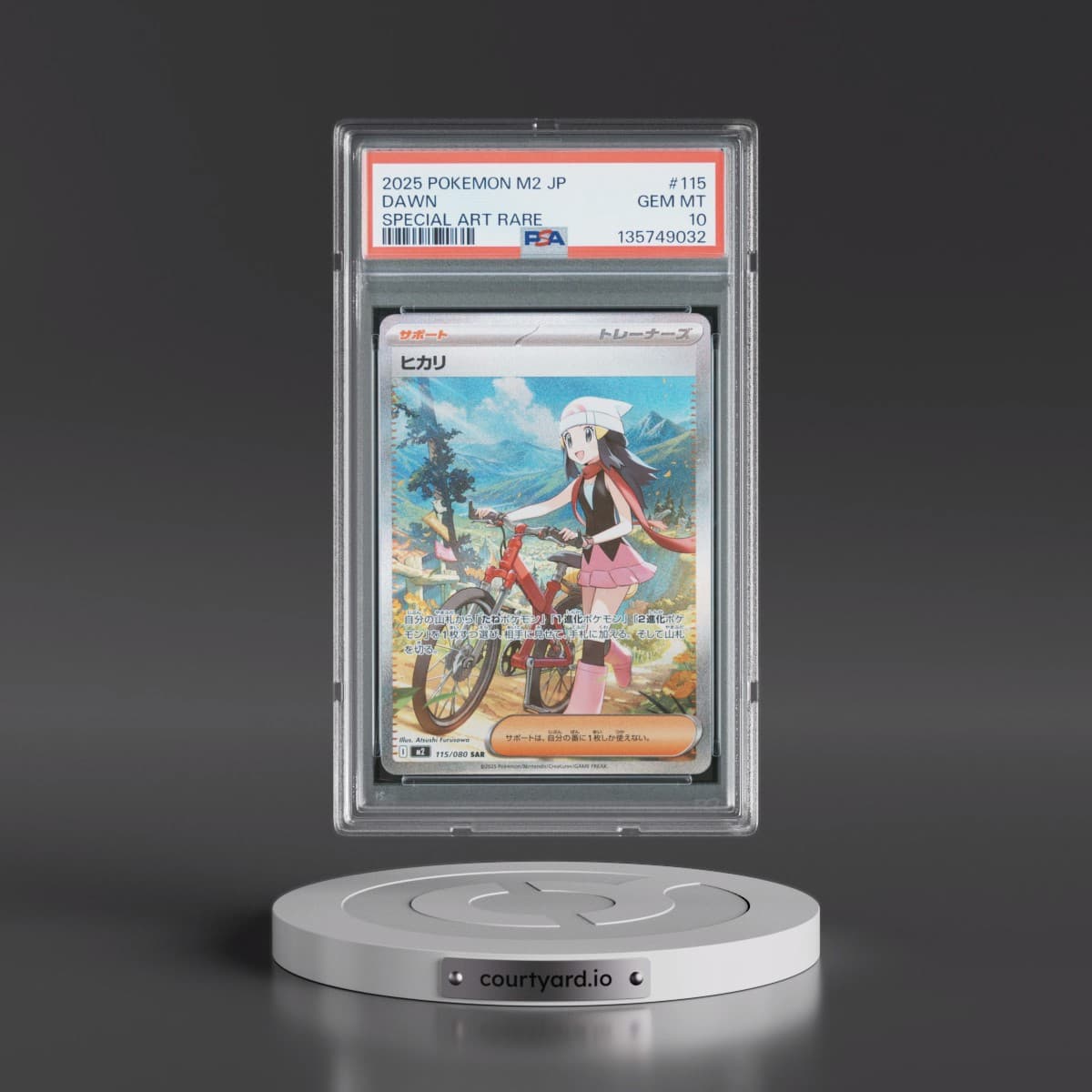 2025 Pokémon M2-Inferno X #115 Dawn - Special Art Rare (PSA 10 GEM MINT)