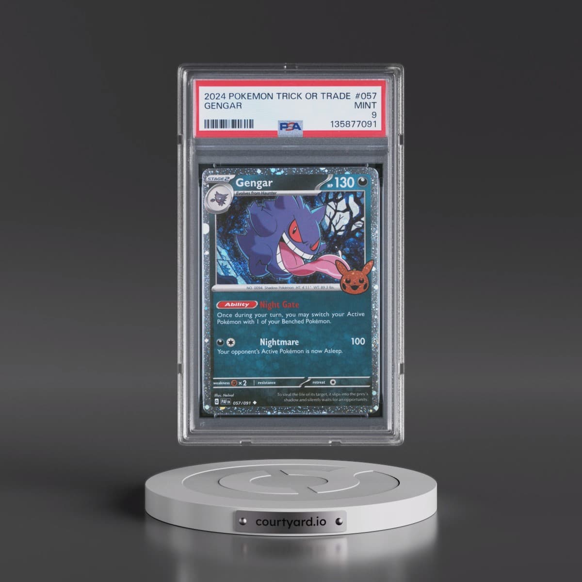2024 Pokémon Trick or Trade #057 Gengar (PSA 9 MINT)