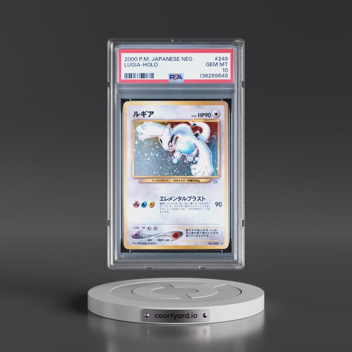 2000 Pokémon Neo #249 Lugia - Holo (PSA 10 GEM MINT)