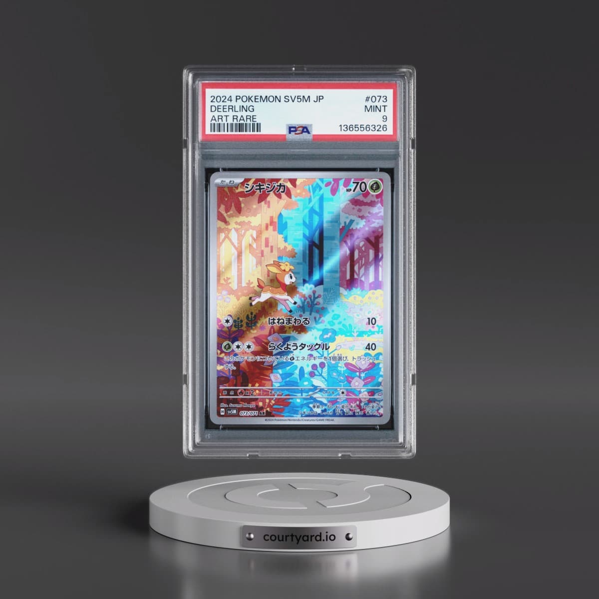 2024 Pokémon Sv5m-Cyber Judge #073 Deerling - Art Rare (PSA 9 MINT)