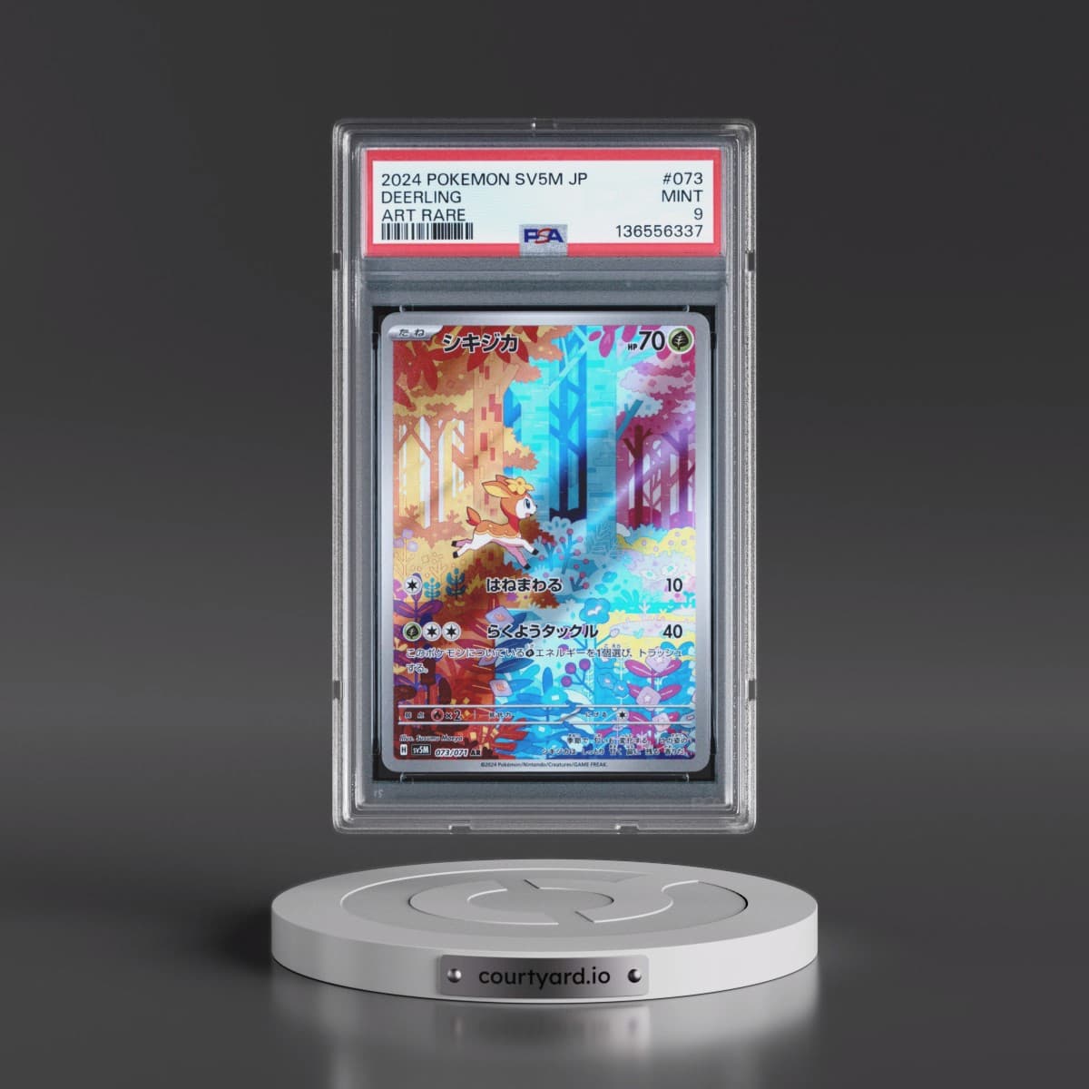 2024 Pokémon Sv5m-Cyber Judge #073 Deerling - Art Rare (PSA 9 MINT)