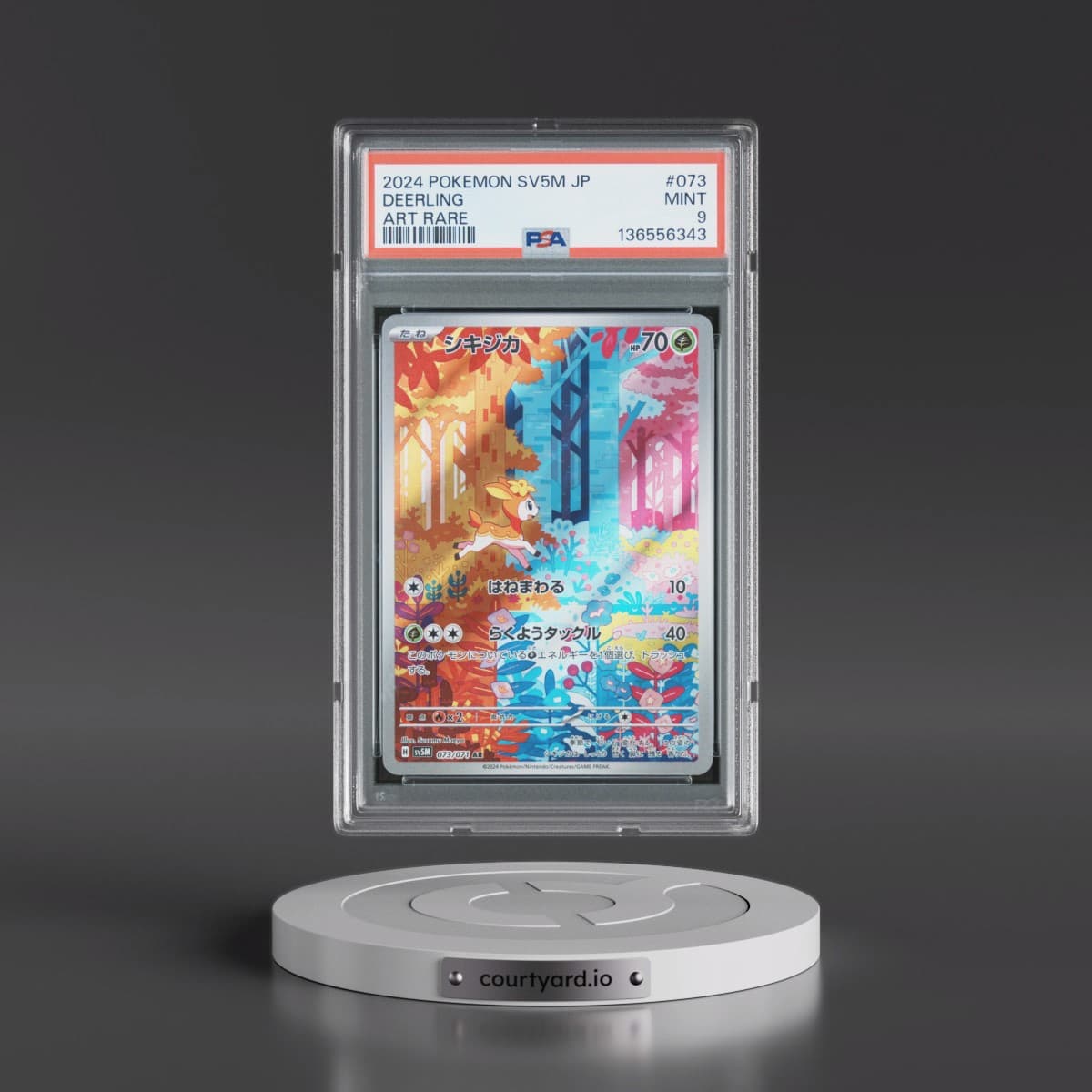 2024 Pokémon Sv5m-Cyber Judge #073 Deerling - Art Rare (PSA 9 MINT)